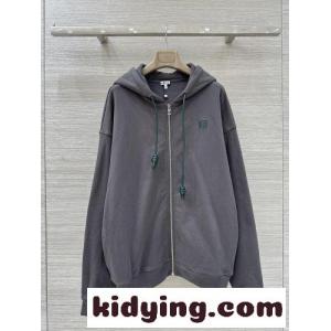 アナグラム コットン ジップアップ フーディー ロエベ スーパーコピー パーカー コピー グレーkid26v01rSv