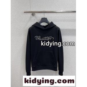 エンべリッシュド シグネチャー フーディ ルイ・ヴィトン パーカー コピー ユニセックスkid26zuOLry