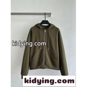 シンプル コットン ジップアップパーカー ボッテガ・ヴェネタ パーカー コピーkid26uWbuaC