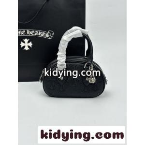 スタイリッシュ クロスパッチ ミニボストンバッグ クロムハーツ スーパーコピー バッグ コピー ブラックkid26n4beGb