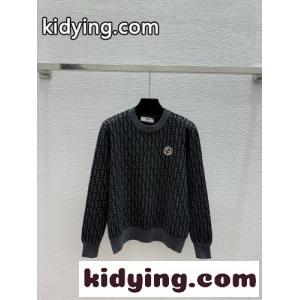ウール FFロゴ クルーネック プルオーバー フェンディ ブランド コピー セーター 偽物kid261nuiei