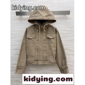 洗練された おしゃれ コットン ブルゾン フェンディ コピーブランド ジャケット 偽物 ベージュkid26XbqG9j