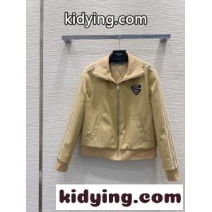 カジュアル ストライプ トラックジャケット プラダ コピーブランド ジャケット 偽物 カーキkid26uKfKrm