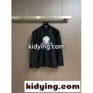 定番 ロゴ入り クルーネック スウェットシャツ ヴェルサーチ コピーブランド Tシャツ 偽物 ブラックkid268Lzuim
