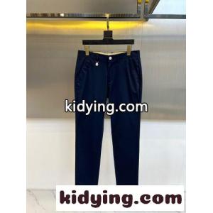 洗練された 上品 合わせやすい ヴェルサーチ ブランド コピー パンツ 偽物 メンズ チノパンツ ネイビーkid26T11Dua