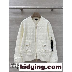 カジュアル キルティング ボンバージャケット シャネル ブランド コピー ジャケット コピー ホワイトkid26miWvma
