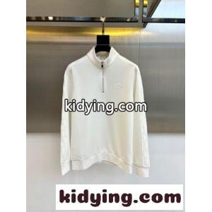 カジュアル ハーフジップ スウェットシャツ クリスチャン・ディオール ブランド コピー Tシャツ 偽物 ホワイトkid260XTD4n