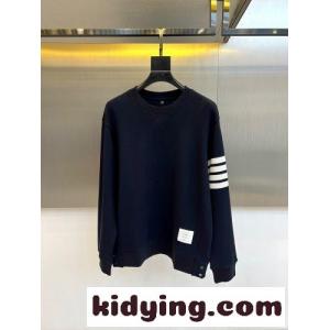 定番 カジュアル クルーネック スウェットシャツ トムブラウン コピー Tシャツ 偽物 ネイビーkid26zay0fe