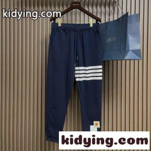 カジュアル 人気 おしゃれ スウェットパンツ トムブラウン コピー パンツ 偽物 ネイビーkid26f4Tbya