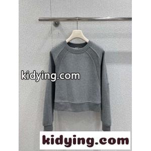 カジュアル クロップド スウェットシャツ ロエベ コピー Tシャツ コピー グレーkid26vK9PHn