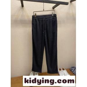 カジュアル エルメネジルド・ゼニア パンツ 偽物 リラックス スウェットパンツ ブラックkid26CWHD0D