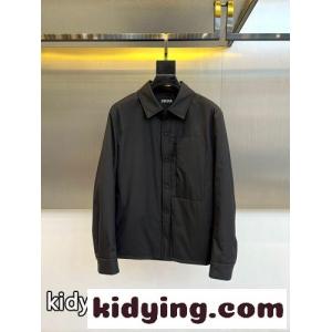 エルメネジルド・ゼニア ジャケット 偽物 カジュアル 上品 シャツジャケット ブラックkid26fq4XDy