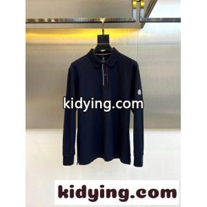 洗練された カジュアル モンクレール コピー Tシャツ 偽物 コットンピケ ポロシャツ ネイビーkid26GDueai