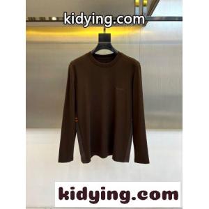 洗練された エルメネジルド・ゼニア Tシャツ 偽物 シンプル コットン 長袖Tシャツkid26eCCmay