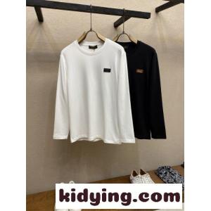 シンプル 洗練された 長袖Tシャツ ドルチェ&ガッバーナ コピー Tシャツ 偽物 コットンkid26CGDaCm