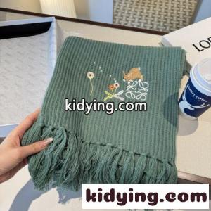 loewe コピー x Suna Fujita ニットマフラー ロエベ コピー スカーフ コピー アナグラム刺繍kid268faC8D