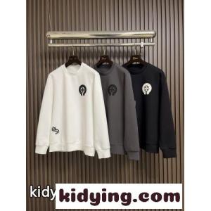 シンプル カジュアル クルーネック スウェットシャツ クロムハーツ コピーブランド Tシャツ 偽物 ユニセックスkid26SfOT9v