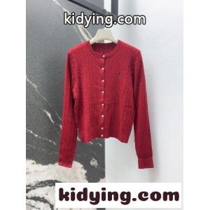 クラシック ラルフローレン ニット 偽物 ケーブル編み クルーネック カーディガン レッドkid269L1bma