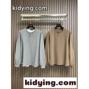 カジュアル コットン ヘンリーネック 長袖Tシャツ クロムハーツ コピー Tシャツ 偽物kid26bGzeiy