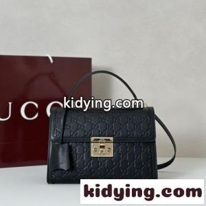 グッチ コピーブランド バッグ スーパーコピー 838998 パドロック ミディアム ハンドバッグ ブラックkid2655jaeC