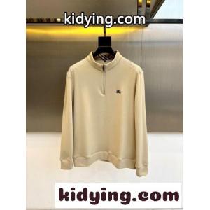 上品 カジュアル ハーフジップ 長袖Tシャツ バーバリー スーパーコピー Tシャツ 偽物 ベージュkid26WXjeiu