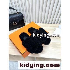 履き心地抜群 もこもこ オラン サンダル エルメス コピー スーパーコピー メンズシューズ ブラックkid26W9n4vy