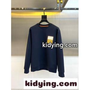 カジュアル クルーネック スウェットシャツ エルメス ブランド コピー Tシャツ コピー ネイビーkid26mCyayy