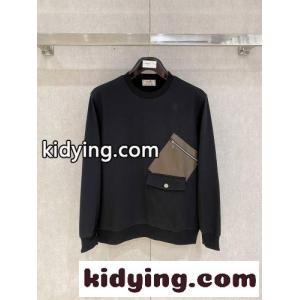 スタイリッシュ スウェットシャツ エルメス コピー Tシャツ 偽物 プルオーバー ブラックkid26fqKL1n