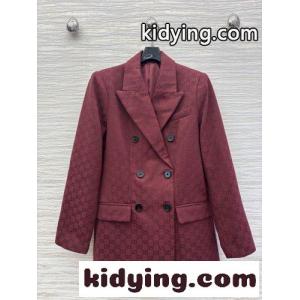 GGジャカード ダブルブレスト テーラードジャケット グッチ コピー ジャケット 偽物 ブレザーkid26S9Xvmy
