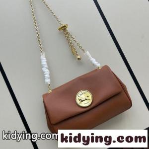 人気 グレインレザー クロエ バッグ スーパーコピー Chloé Heritage ショルダーバッグ ブラウンkid261zCqCi
