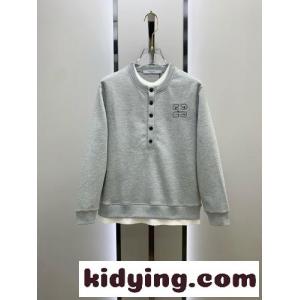 お洒落 重ね着風 スウェットシャツ ジバンシィ ブランド コピー Tシャツ コピー グレーkid26iOjWDm