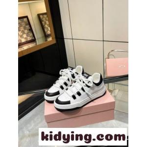 シンプル ミュウミュウ コピー スニーカー スーパーコピー レザー ローカットスニーカーkid26eeGfCq