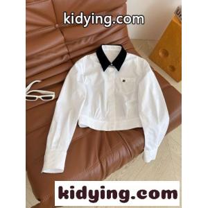 洗練された カジュアル クロップドシャツ シャネル コピー シャツ コピー トップスkid26juGXDy