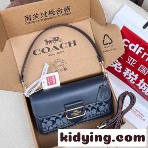 人気 上品 定番 ショルダーバッグ コーチ コピー バッグ スーパーコピー ネイビーkid26LXDCiq