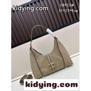 定番 人気 Tタイムレス スエード ホーボーバッグ トッズ バッグ コピー ベージュkid26DaSjiC