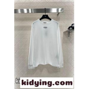 シンプル 着回し コットン長袖Tシャツ クリスチャン・ディオール ブランド コピー Tシャツ コピー ホワイトkid26X9re8b