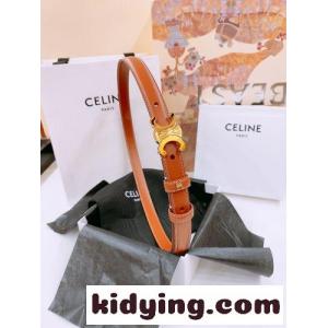 上品 シンプル 合わせやすい トリオンフ スリムベルト セリーヌ ブランド コピー ベルト コピー ブラウンkid26jC8Lbi
