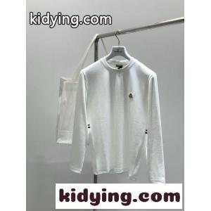 定番 クルーネック モンクレール コピー Tシャツ 偽物 シンプル 長袖Tシャツ ホワイトkid268fqiaC