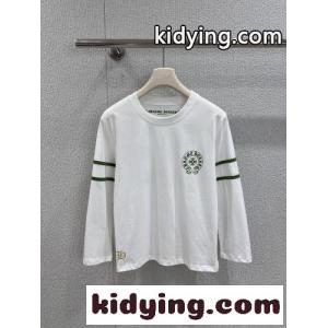 ストリート カジュアル ロゴ 長袖Tシャツ クロムハーツ コピー Tシャツ 偽物 ホワイトkid26ue8Tfi