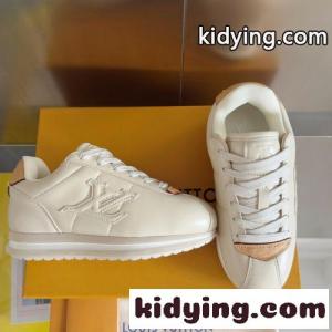 男女兼用&ルイヴィトン スーパーコピー スーパーコピー レディース メンズ LV バターソフト スニーカー ベージュkid26OviuKD