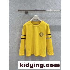 ストリート カジュアル ロゴ 長袖Tシャツ クロムハーツ コピー Tシャツ 偽物 イエローkid261zWfim
