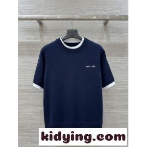 カシミア クルーネック セーター ミュウミュウ ブランド コピー スーパーコピー 半袖トップスkid26DqGfKz