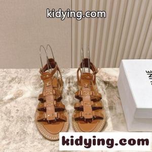 celine スーパーコピー リンピア グラディエーター サンダル セリーヌ スーパーコピー スーパーコピー ブラウンkid26vieKre