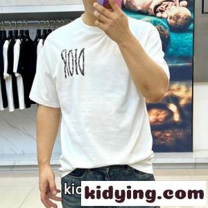 カジュアル ロゴプリント 半袖Tシャツ クリスチャン・ディオール ブランド コピー Tシャツ 偽物 ホワイトkid26eqCSzm