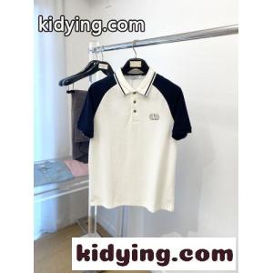 配色ラグランスリーブポロシャツ ヴァレンティノ コピー Tシャツ 偽物 コットン ホワイトkid260Deq8f