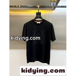 シンプル クルーネック 半袖Tシャツ エルメス スーパーコピー Tシャツ 偽物 合わせやすい ブラックkid260nmiee