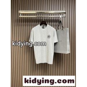カジュアル プリント クルーネック 半袖Tシャツ クロムハーツ コピー Tシャツ 偽物 コットンkid26SnW9vq