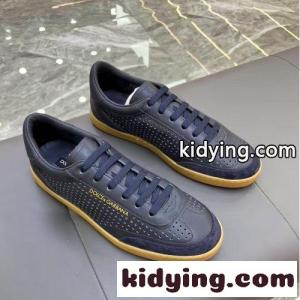 爽やか 新作  d&g スーパーコピー サントロペ レザー スニーカー ドルチェ&ガッバーナ スーパーコピー コピー ブルーkid26ieCCOD