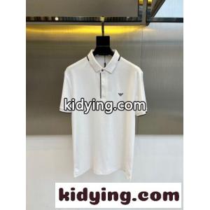 定番 カジュアル コットンピケ ポロシャツ アルマーニ ブランド コピー Tシャツ 偽物 ホワイトkid26XnKHra