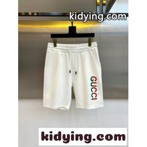 カジュアル ロゴ コットン ショートパンツ グッチ コピー パンツ 偽物 ホワイトkid26iuSfOr